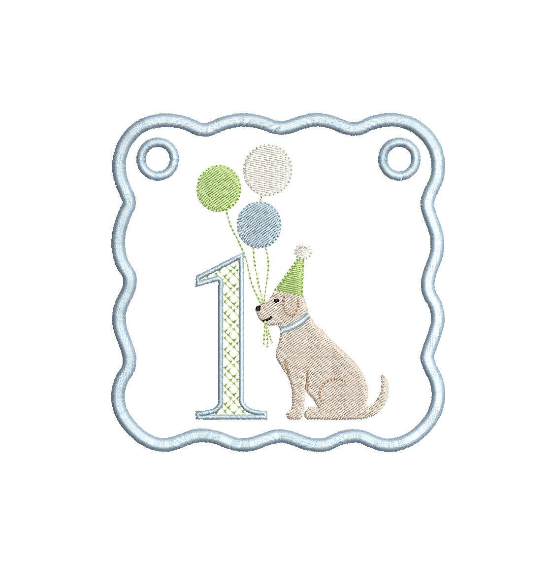 In The Hoop Banner & Milestone Cards, Applique Machine Embroidery Designs, 6 Sizes, PES DST+++ Incl Digital Instant Download