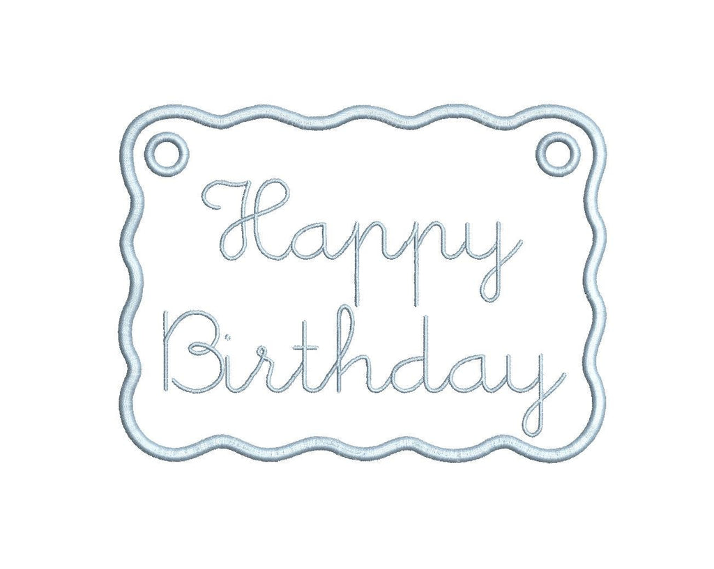 In The Hoop Banner & Milestone Cards, Applique Machine Embroidery Designs, 6 Sizes, PES DST+++ Incl Digital Instant Download