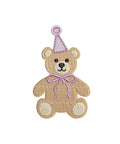 Birthday Girl Teddy Bear Embroidery Design, Machine Embroidery Instant Digital Download