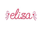 Heart Side Bow Embroidery Design, Monogram or Name Frame (PES++ Digital Download, 5 Sizes