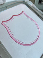 Heirloom Crest Monogram Frame, Machine Embroidery Design, 10 Sizes, PES DST+++ Incl Digital Instant Download