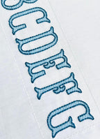 Fishtail Sketch Font All Caps Machine Embroidery Design 8 Sizes BX PES DST+++ Incl Digital Instant Download